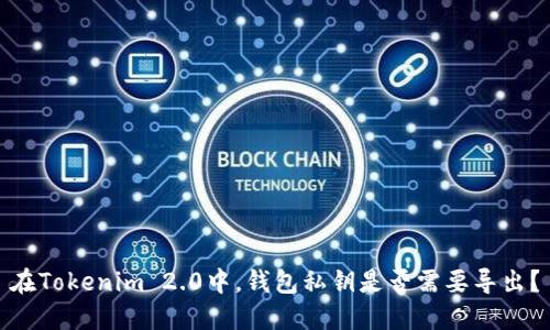 在Tokenim 2.0中,钱包私钥是否需要导出?